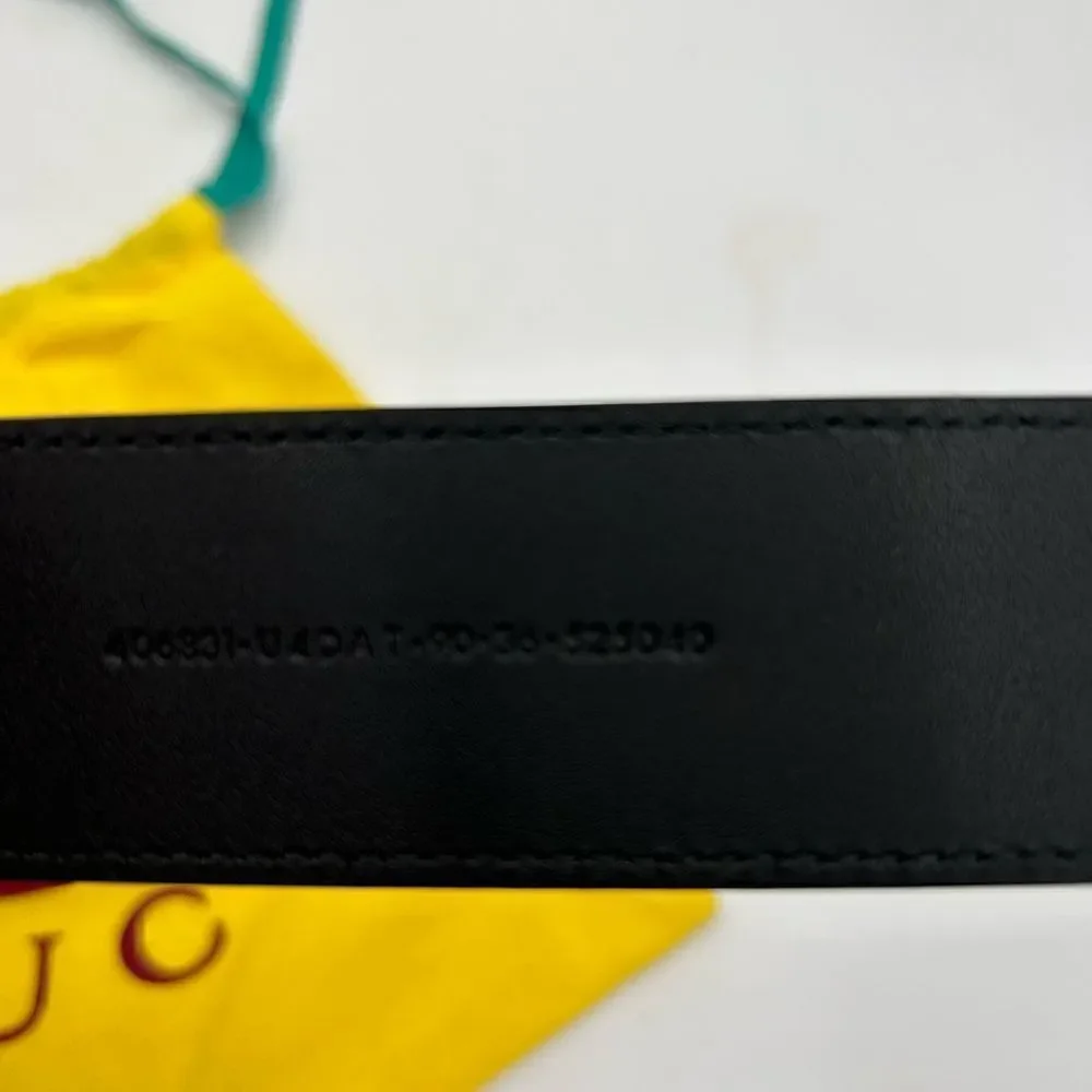 Men, Gucci, X Adidas, GG Marmont, Belt 90 cm made in Italy